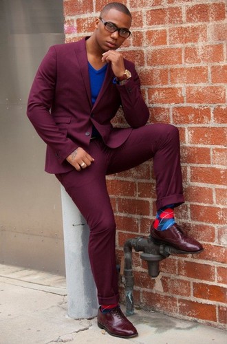 Herren maroon anzug groomsmen - herren,