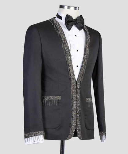 Herrensakko schalkragen strass - schalkragen,