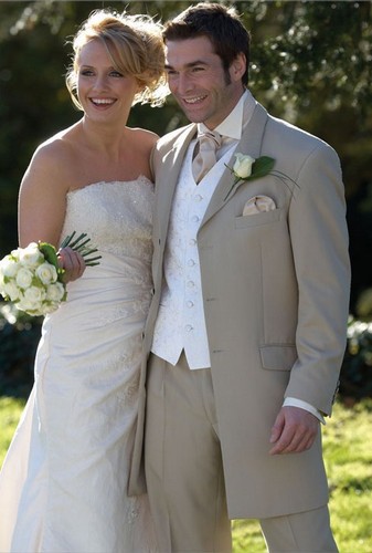 Beige anzug hochzeit smoking - hochzeit,